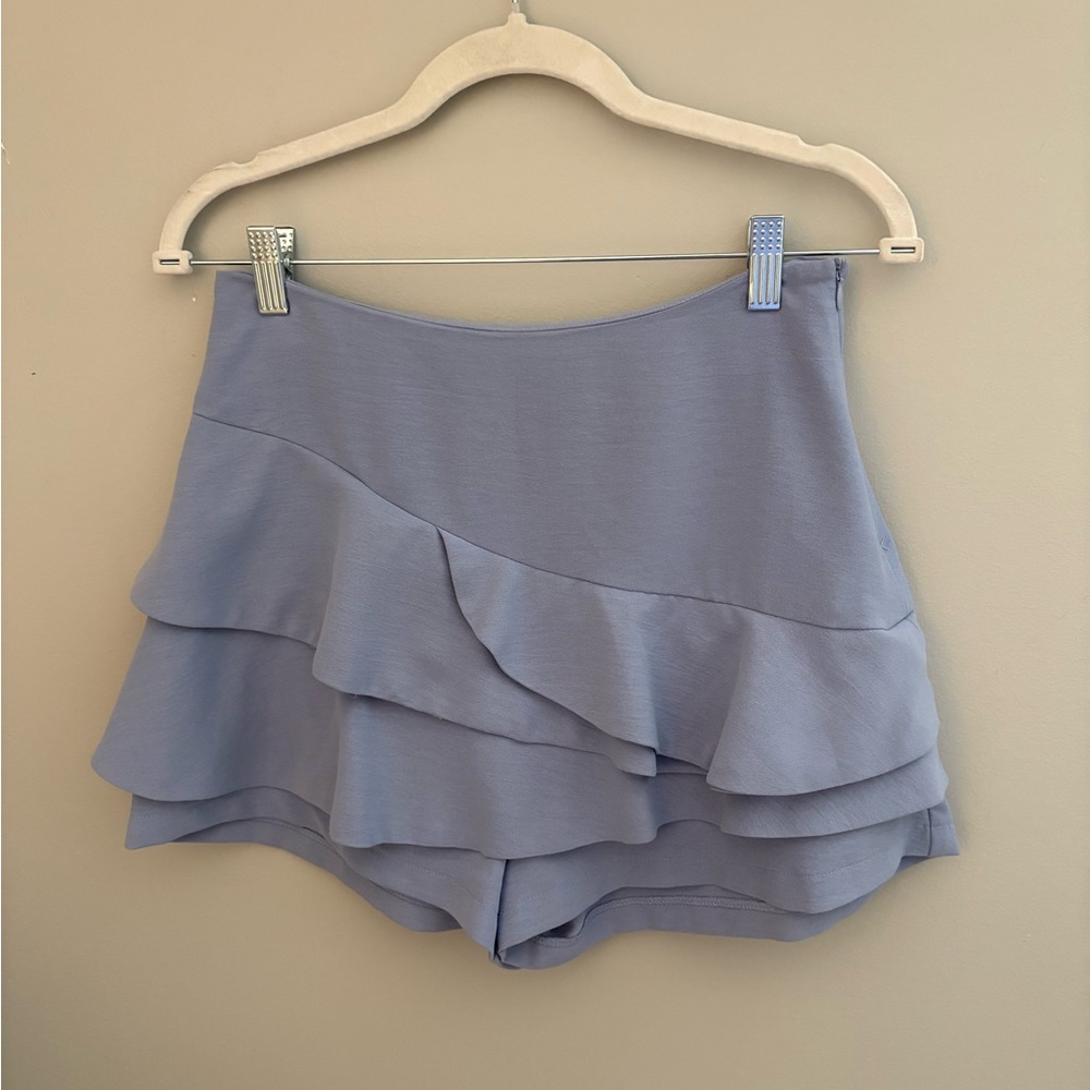 Vestique Ruffled blue Skorts